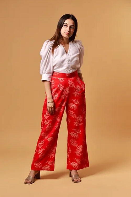 The Bold Orange And White Coord